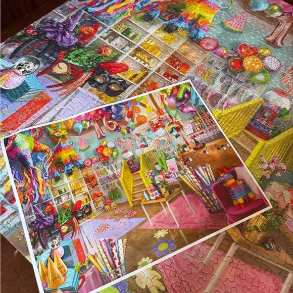 White Mountain Party Store Puzzle - Picture 2 of 3